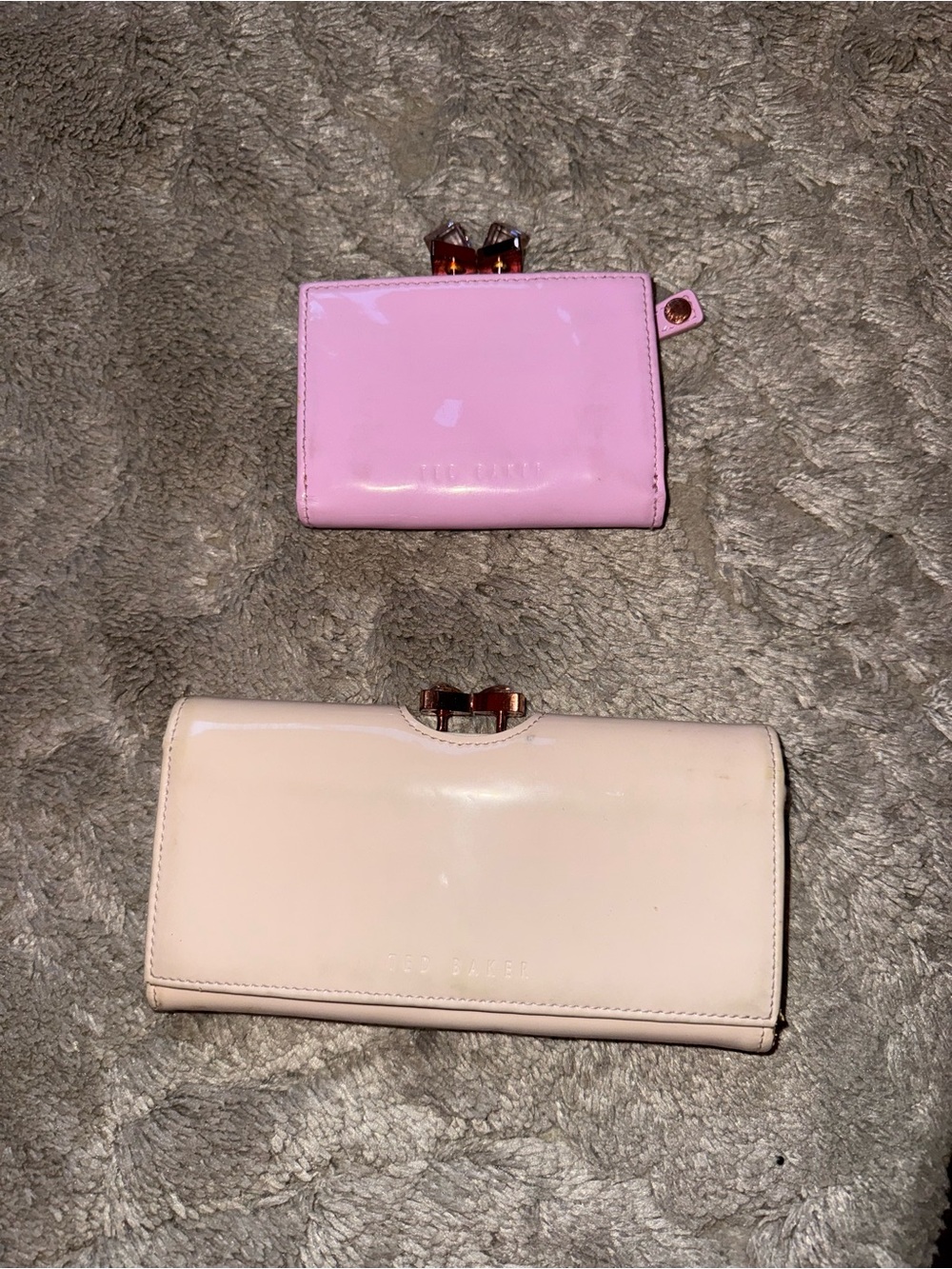 Ted Baker pink wallets set of 2